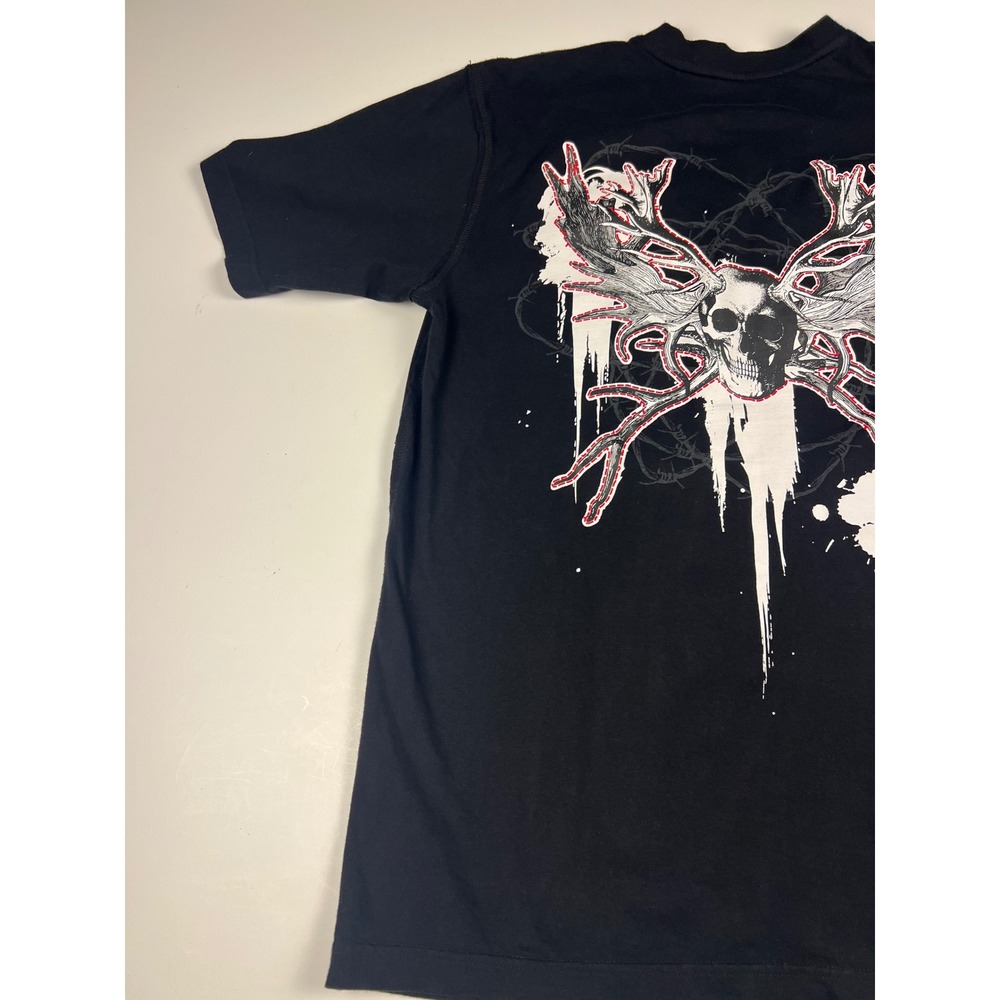 Southpole Mens Graphic T Shirt Black Skull Freedom to Live‎ Design - Medium - Picture 9 of 12